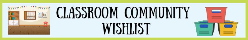 Classroom Community Wishlist Button